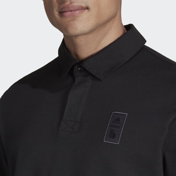 Sort Belgium Lifestyler Long Sleeve polotrøje DB736