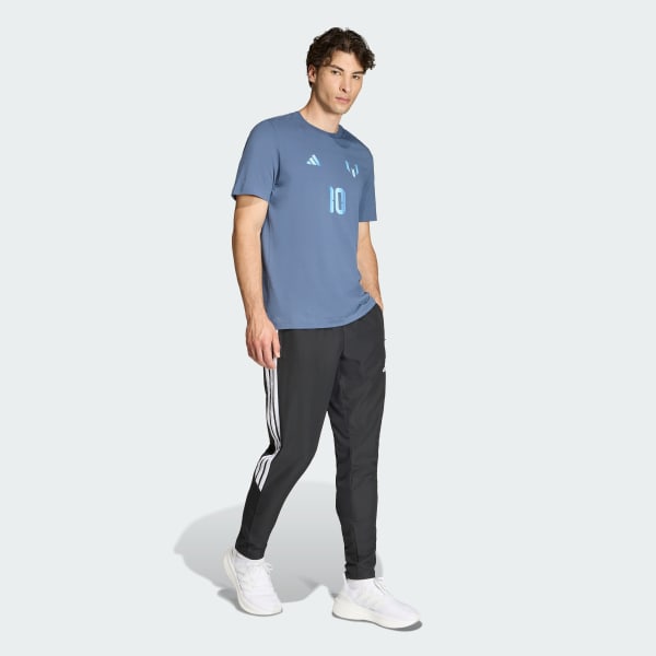 adidas MESSI NAME&NUMBER GRAPHIC T-SHIRT - Blue | Free Shipping