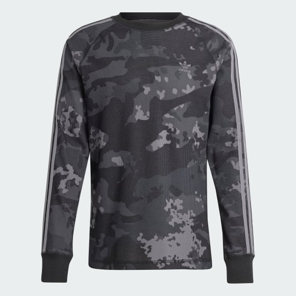 Nero Maglia Camo Waffle