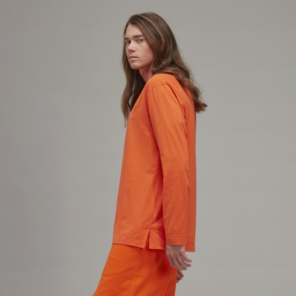 Orange Y-3 Classic Chest Logo Tee HBO65