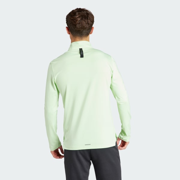 adidas Workout Quarter-Zip Track Top - Green | adidas UK