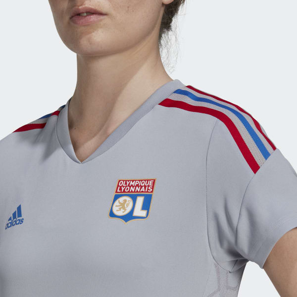 Grey Olympique Lyonnais Condivo Training Jersey SH077