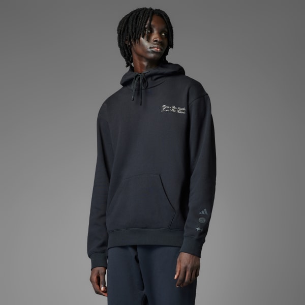 Sort FC Bayern BSTN Adicolor Contempo hættetrøje