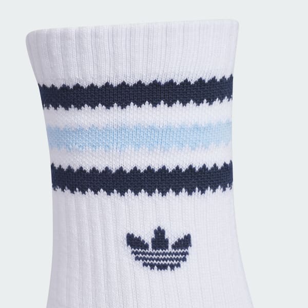 Adidas Originals Roller 3.0 3-Pack Crew Socks Kids GLOBAL SHIPPING