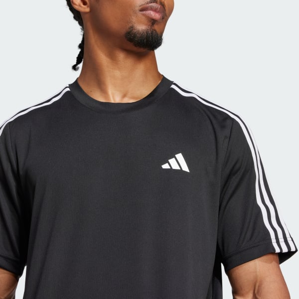 Negro Camiseta AEROREADY Designed To Move Sport 3 Rayas 42274