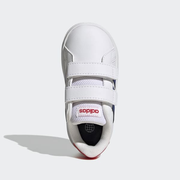 grand court lifestyle hook and loop shoes