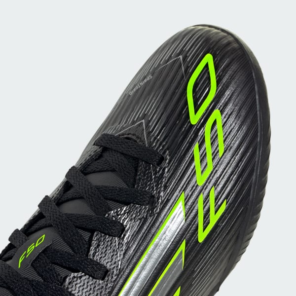 adidas F50 League Turf Cleats Kids - Black | Free Shipping