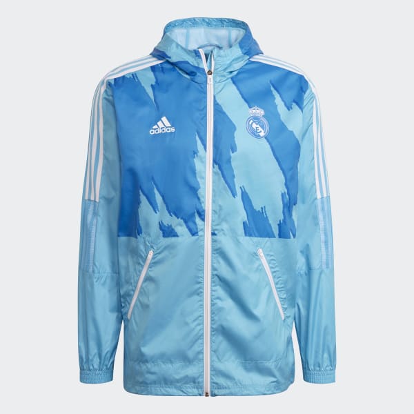 Corta vento real madrid azul 2025
