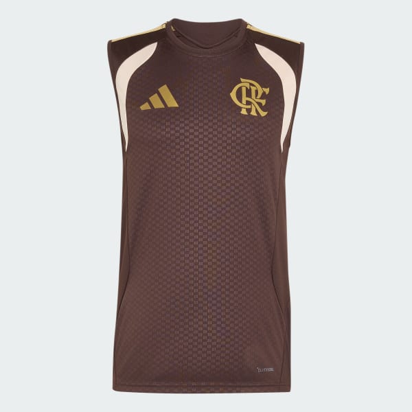 Marrom Camisa Treino Sem Mangas TIRO26 Competition CR Flamengo