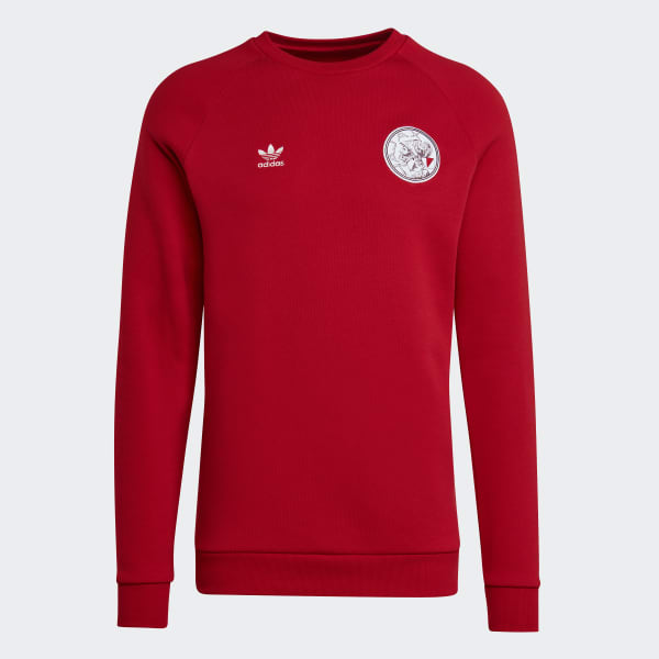 Κόκκινο Ajax Amsterdam Essentials Trefoil Sweatshirt