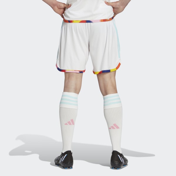 White Belgium 22 Away Shorts