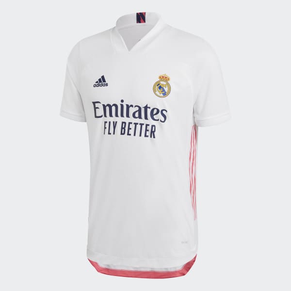 White Real Madrid 20/21 Home Authentic Jersey HAL04