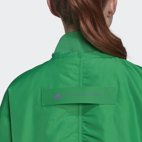 Zielony adidas by Stella McCartney Woven Bomber Jacket