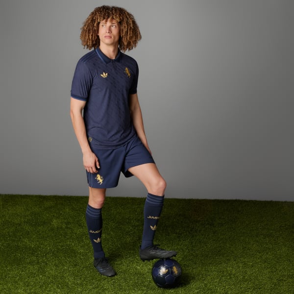 Blauw Juventus 24/25 Authentiek Derde Shirt
