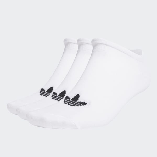 Blanco Medias tobilleras Trefoil 3 Pares (UNISEX)
