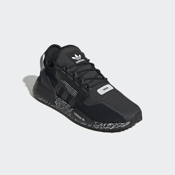  adidas NMD_R1 V2 Shoes Men's, Black, Size 4