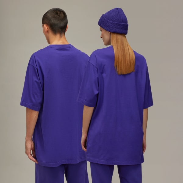 Purple Y-3 Boxy Short Sleeve Tee