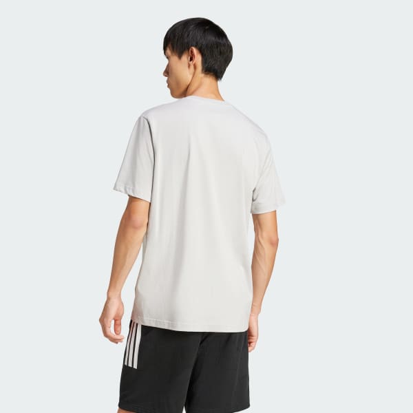 Grey House of Tiro Linear Graphic T-Shirt