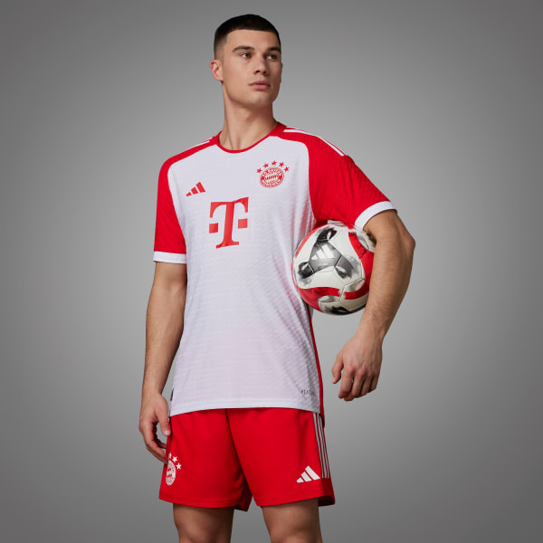 White FC Bayern 23/24 Home Authentic Jersey