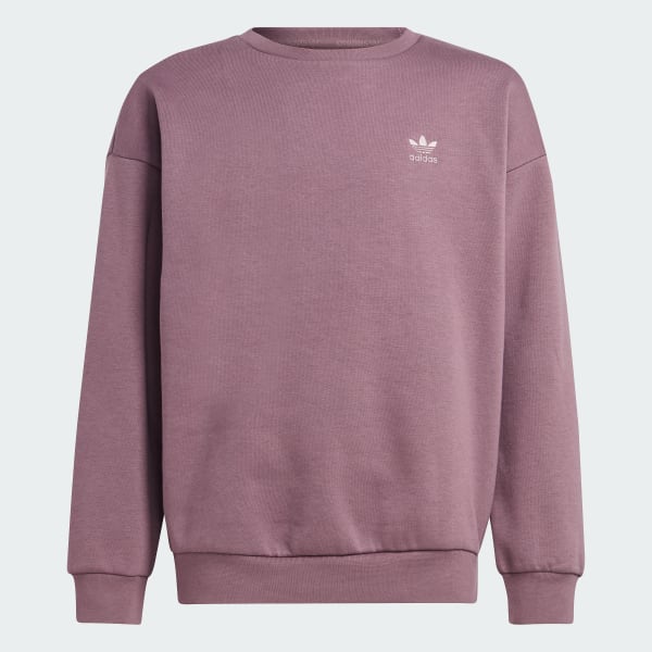 Purple Tech Crewneck Sweatshirt Adidas Hoodies And Sweatshirts