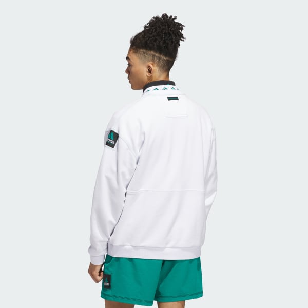 White 이큅먼트 쿼터 지퍼