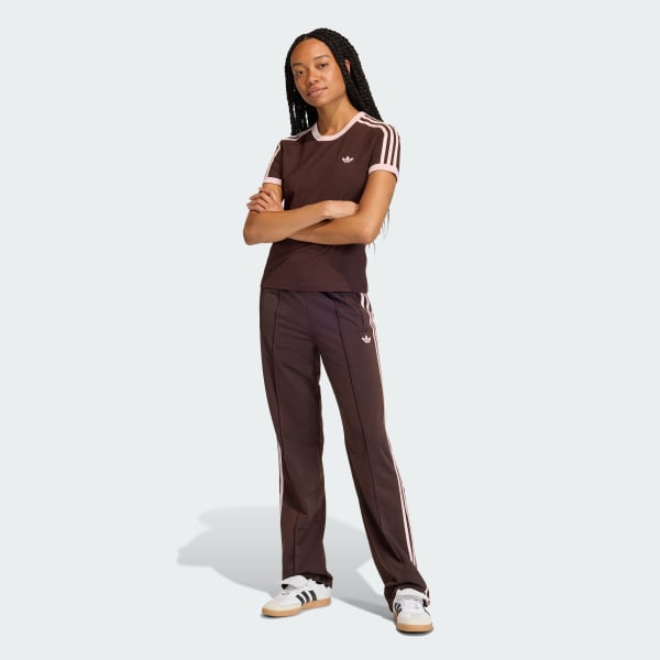 Marron 3 STRIPES SLIM T-Shirt