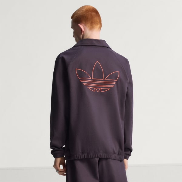 Paars FC Bayern München Terrace Icons Drill Sweater