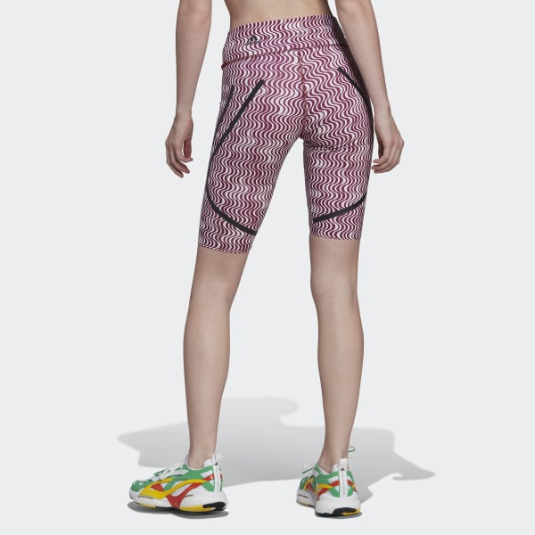 Hvid adidas by Stella McCartney TruePurpose Printed Cycling tights