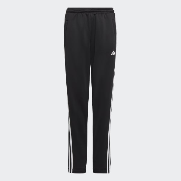 Negro Pants Train Essentials AEROREADY 3 Franjas Ajuste Clásico
