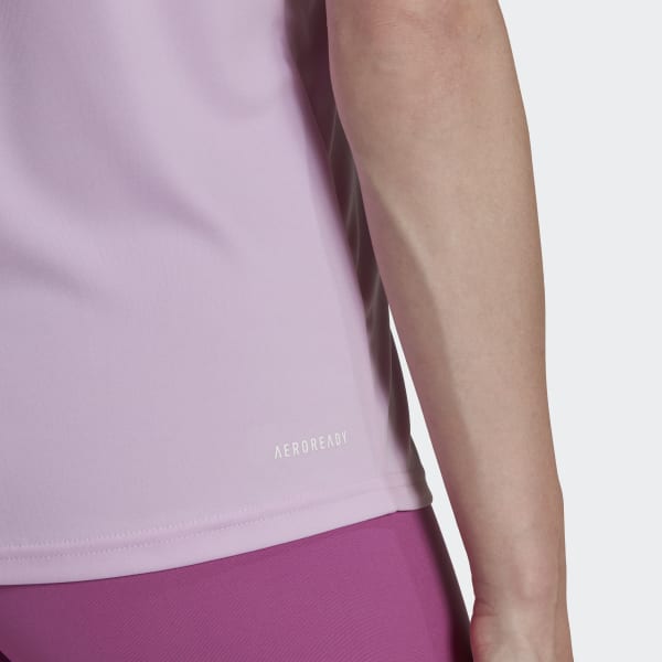 Lila Primeblue Designed 2 Move Logo Sport Tee 28835