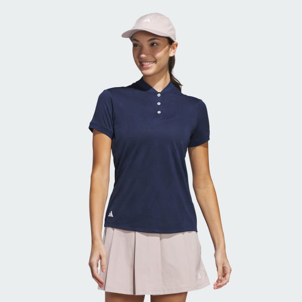 Blue Ultimate365 Diamond Jacquard Polo Shirt