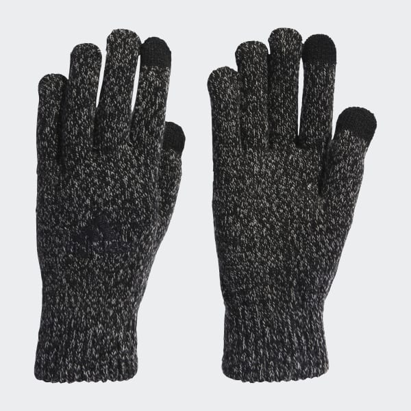 Black Melangé Gloves