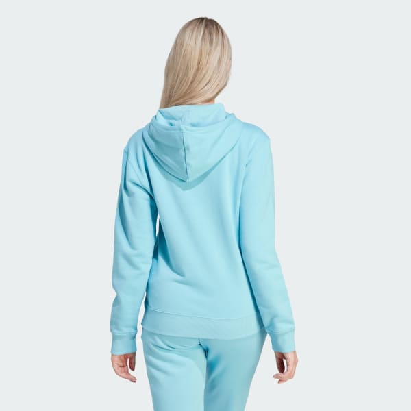 Azul Sudadera con Gorro Essentials Logo Grande