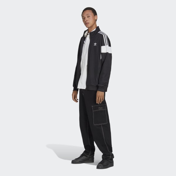 Schwarz adicolor Classics Cut Line Originals Jacke