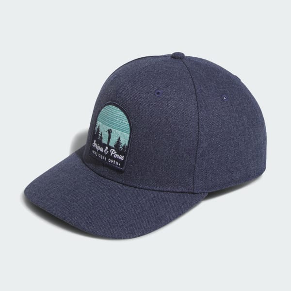 Blue Stripes and Pines High-Crown Hat