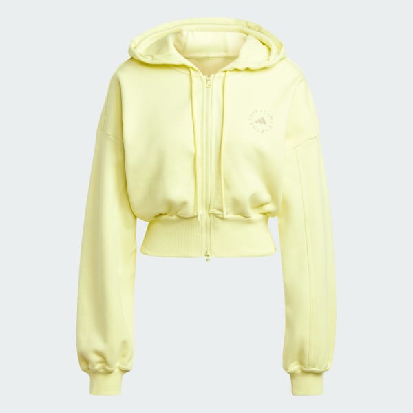 Topshop yellow hoodie top