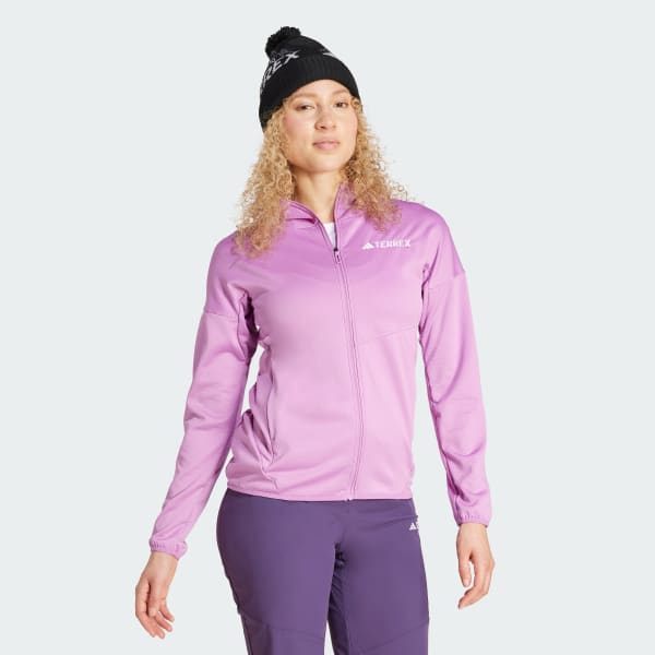 adidas Terrex Xperior Climawarm Light Fleece Hooded Jacket