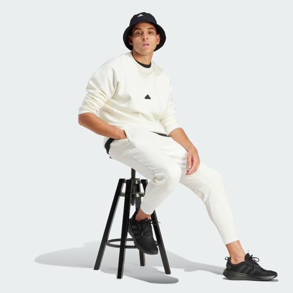 White adidas Z.N.E. Premium Sweatshirt