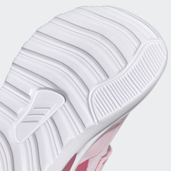 Pink FortaRun Elastic Lace Top Strap Running sko LIF91