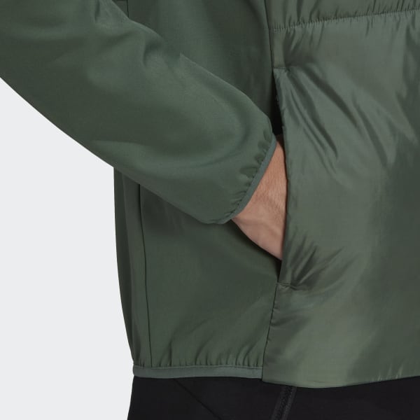 Green Essentials Insulated Hooded Hybrid Jacket