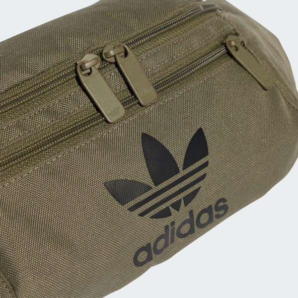 Adidas originals logo 2025 bum bag in khaki
