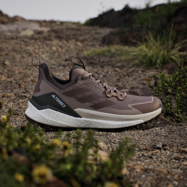 Brown Terrex Free Hiker 2.0 Low Hiking Shoes