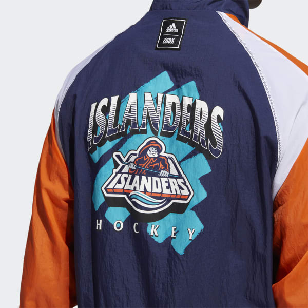 New York Islanders adidas Reverse Retro Pullover Hoodie - Navy