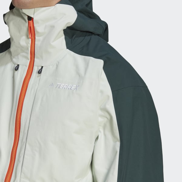 Zielony Terrex 3-Layer Post-Consumer Snow Jacket
