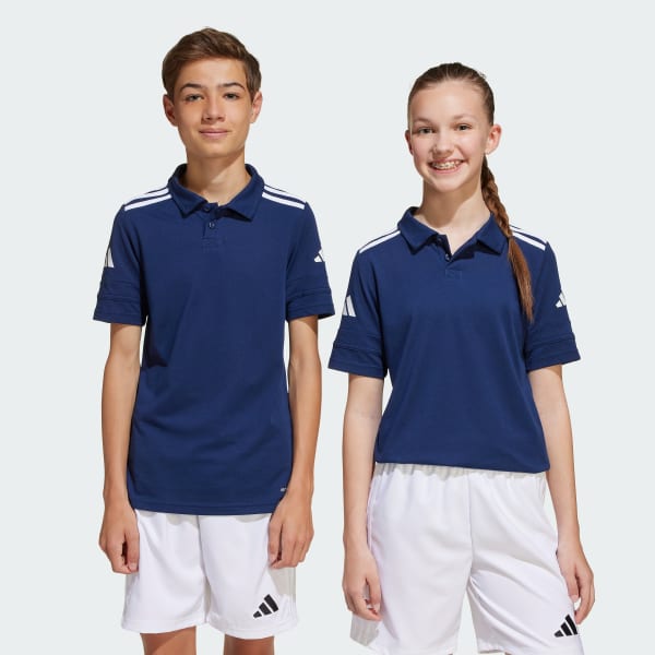Azul Camiseta Polo Squadra 25 Algodón Niños