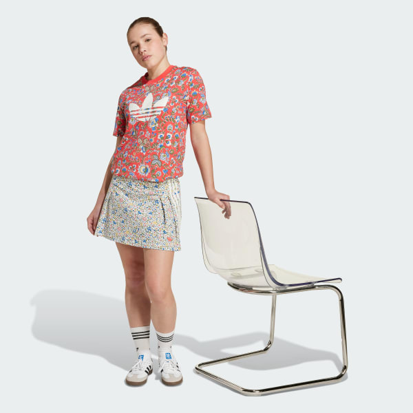 Rod adidas Originals x Liberty London T-skjorte