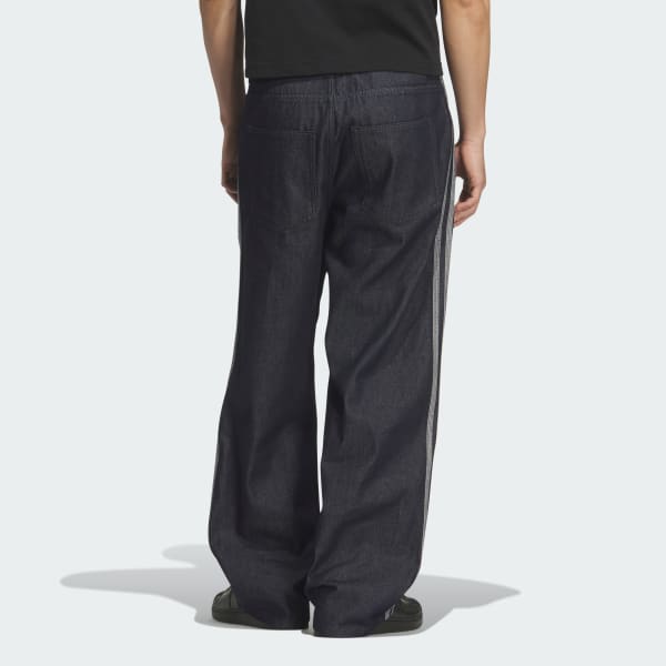 ブルー デニム ファイヤーバード トラックパンツ（ジャージ）