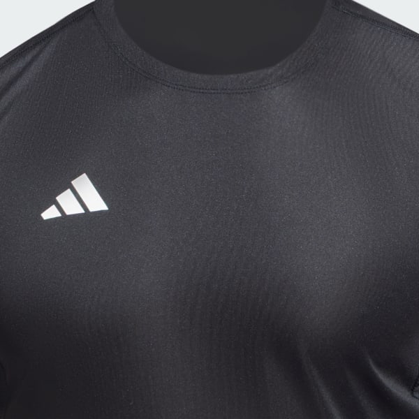 Black Adizero Essentials Running Tee