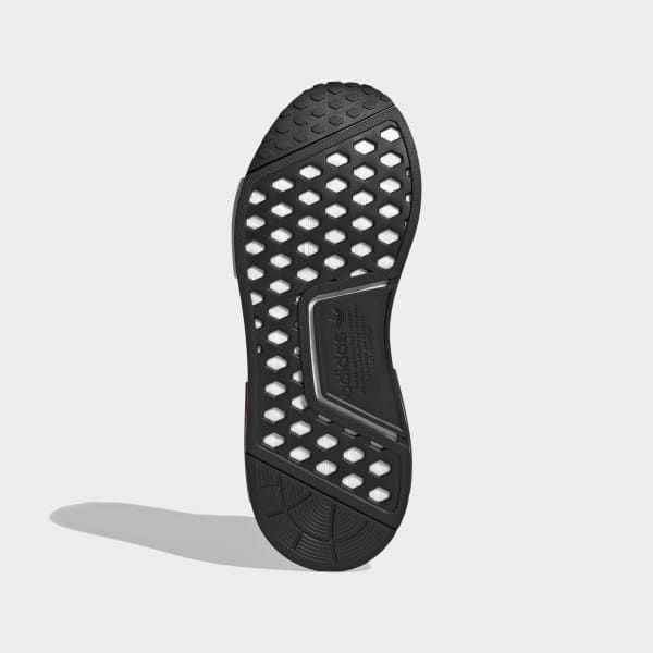 Schwarz NMD_R1 Thebe Magugu Schuh