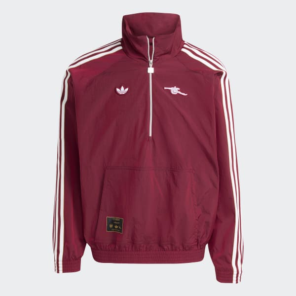 Arsenal アーセナル　ハーフジップジャケット　adidas adidas Arsenal Terrace Icons Half-Zip Jacket - Burgundy | Free